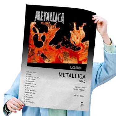 Imagem de Poster Autoadesivo 40X60cm Álbum Load Metallica, heavy metal, Spotify