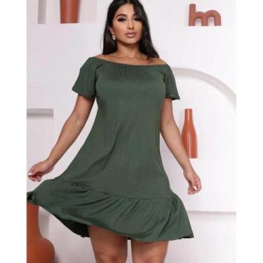 Imagem de vestido mais vendidos Midi casual ciganinha festa veste Pluz size  mod