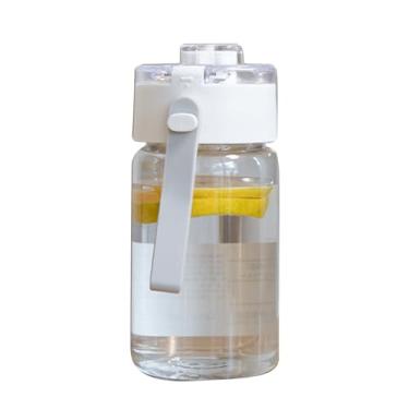 Imagem de Copo de plástico portátil com tampa de 350 ml de mamadeira na moda para estudantes casais para casais viagens esportivas ao ar livre Material de design leve e à prova de vazamentos