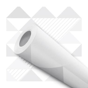 Imagem de Papel De Parede Vinílico Provençal Ondas Cinza Elegante Sala          