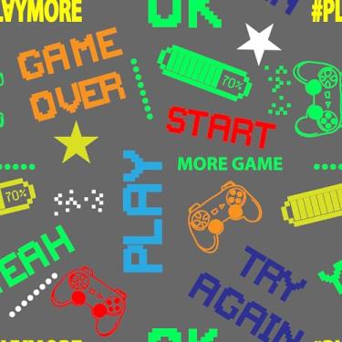 Imagem de Papel De Parede Adesivo Game Gamer Controle Video Quarto 3m