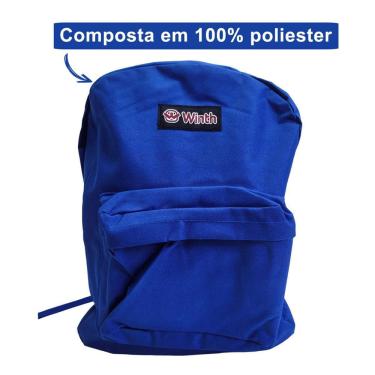Imagem de Mochila Bolsa Escolar Unissex Winth Colors Basic Alças