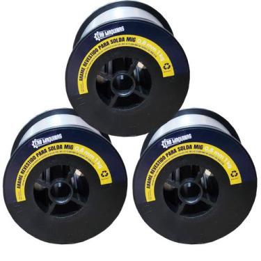 Imagem de 3 Arame Revestido Solda Mig Flux 1Kg Diâmetro 0.8mm Erbmaquinas - Supe