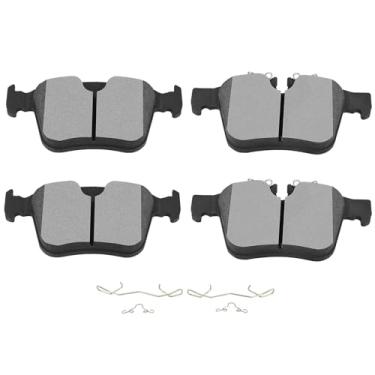 Imagem de SCITOO D1821 Conjuntos de pastilhas de freio de cerâmica traseiras com substituição de ferragens para Jaguar 2016 2017 2018 2019 2020 2021 2022, para Land Rover 2015 2016 2017 2018 2019 2020 2021