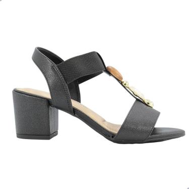 Imagem de Sandália Feminino Modare Napa Floather Nature Elástico Preto