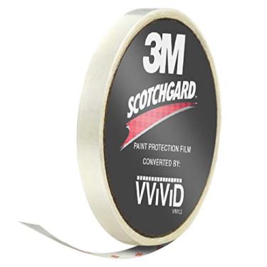 Imagem de VViViD 3M Clear Scotchgard Protetor de tinta de vinil, rolo de fita de 1,27 cm de largura (1,27 cm x 1,52 cm)