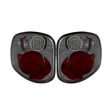 Imagem de AnzoUSA 211176 Smoke 3 lâmpadas modelo G2 lanterna traseira para Ford Série F - (vendido em pares)