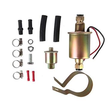 Imagem de MDY E8012S GA8012S Alta Pressão (5-9PSI) Universal 12V Heavy Duty Gas Diesel In-Line In-Tank Bomba de Combustível Elétrica com Kit de Instalação Metal Sólido Petro Gasolina ou Motor Diesel