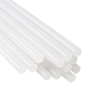 Imagem de 50 Refil Bastão De Cola Quente Grossa 19cm x 11mm Semi Transparente - 