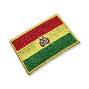 Imagem de BP0029-001 Bandeira Bolivia Patch Bordado 7,5x5,0cm - BR44