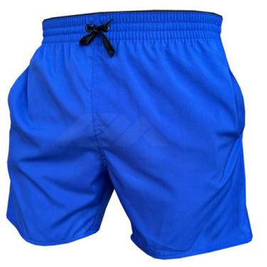 Imagem de Short Treino Corrida Academia Mauricinho Tactel - RM Fabrica, G, Azul 
