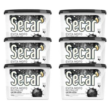 Imagem de 6 Evita Mofo Secar 180g Antimofo Closet Guarda Roupas Armários Gavetas