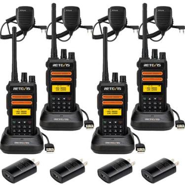 Imagem de Rádios bidirecionais GMRS de longo alcance Walkie Talkies Retevis RT76