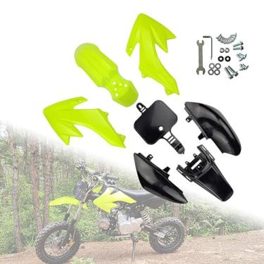 Imagem de LINGQI RACING Kits De Carenagem Plástico Para Motocicletas Crf50 Xr50, Novas Cores Verde Claro Com Preto Moto Trilha Crf 50 Ssr Sdg Pit Dirt Motor.