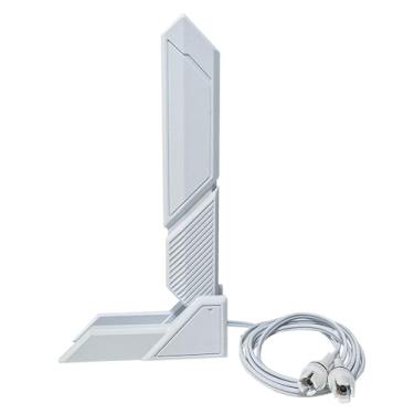 Imagem de Antena WiFi 7 para laptop WiFi 2.4G 5G 6G base magnética de banda dupla para ASUS ROG Strix Z790-E Z790-A Z790-F WiFi 6E WIFI7 PC Desktop Computer Branco