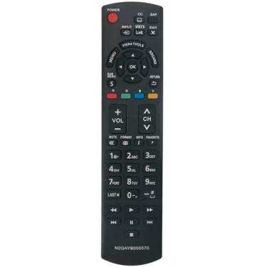 Imagem de Controle remoto de substituição N2QAYB000570 adequado para Panasonic TV TC60PS34 TCL42E30 TCL32X30 TCP4232C TCP4632C TCP5032C TCP42S30 TCP46S30 TCP50S30 TCP60S30 TCL32 E3 TCL37E3 TCL42E3