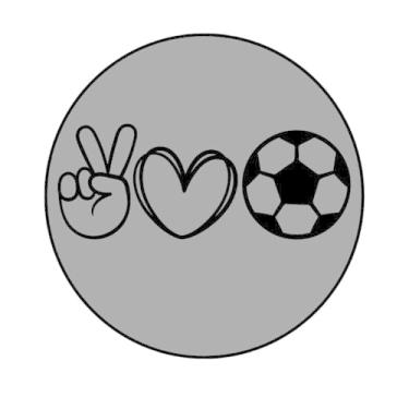 Imagem de Adesivo Decorativo Infantil Redondo, Tema Esportes, 100mm (ESP228, BOPP, 100MM)