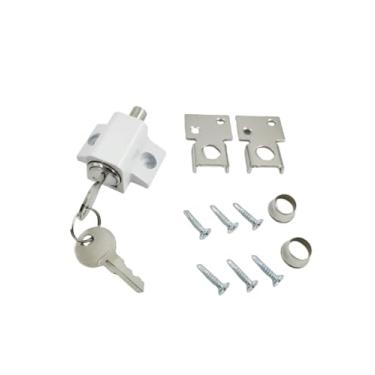 Imagem de Fechadura de porta deslizante U-9862 Push-in, substitui peças danificadas e adiciona segurança residencial adicional (1 peça)