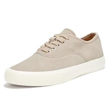 Imagem de BOSS Tênis masculino de camurça Aiden, Cinza-acinzentado, 38