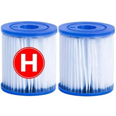 Imagem de Kit 02 Unidades Cartucho H Refil Bomba Filtro 1250 Lh Intex