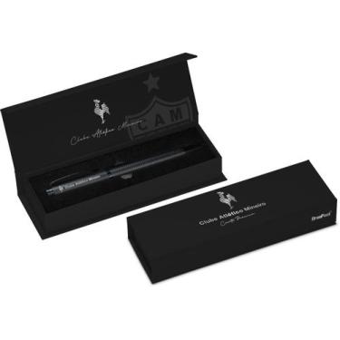 Imagem de Caneta Executiva Atlético Mineiro Galo Social caixa Oficial - Brasfoot