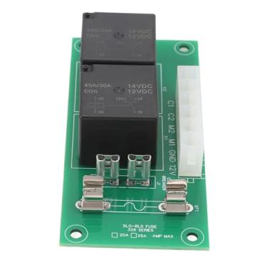 Imagem de lyrlody RV SLIDOUT Relé Placa de Controle RV Slide OUT Relé Placa Slide Com Backup de Fusíveis 20A para Portas de Motorhome Desempenho Estável Instalação Fácil