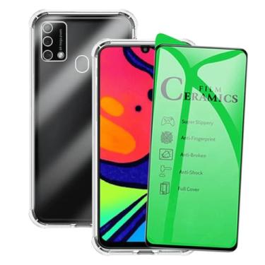 Imagem de Kit de Proteção Compatível Samsung Galaxy M21S Capa Anti-Impacto Transparente + Película de Cerâmica 9D