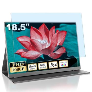 Imagem de MUBUY-GOL Protetor de tela de monitor portátil de 47 cm | antirluz azul e filme fosco antirreflexo | Reduz a tensão ocular, proteção anti-impressões digitais para UPerfect/VisionOwl/InnoView/HGFRTEE e