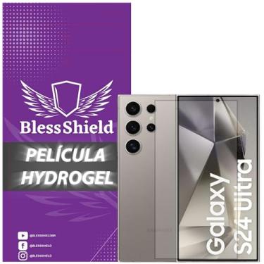 Imagem de Película Hydrogel Fosca Compatível Com Linha Samsung Galaxy S BlessShield Cobertura Total (S24 Ultra)