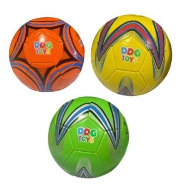 Imagem de Bola Futebol Campo Oficial Vinil Costura Reforçada Tamanho 5 - DDG TOY