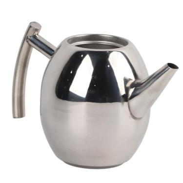 Imagem de Zerodis Chaleira de Cafeteira de Aço Inoxidável Com Filtro de Grande Capacidade Durável para o Escritório da Cozinha Em Casa (1L/1000ml)