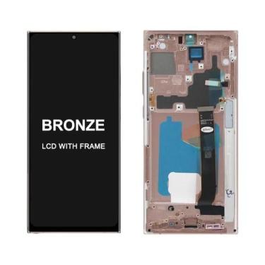 Imagem de Tela sensível ao toque lcd super amoled para samsung galaxy note 20 ul