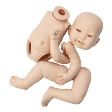Imagem de Kit Bebe Reborn Menina 43 cm Molde Olhos Direto da Fabrica - Cegonha R
