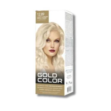 Imagem de Coloração Gold Color 12.89 Louro Claríssimo Pérola Cendré - Bothanico 