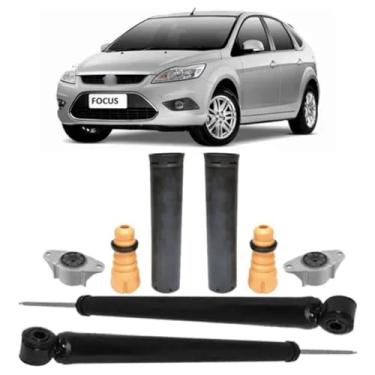 Imagem de PAR AMORTECEDOR TRASEIRO + KIT BATENTE E COXIM FOCUS 2008/13