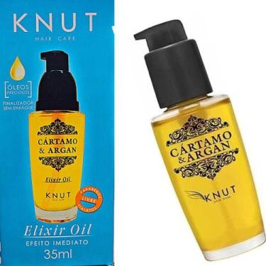Imagem de Knut Óleo Capilar Elixir Cartamo Argan Repara Nutrição Brilho Maciez -