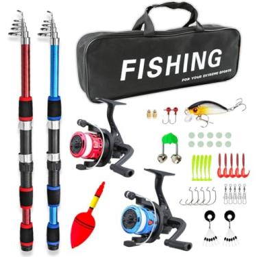 Imagem de Kit Pesca, Kit Pesca Completo, Completo 2 Varas, Vara de Pesca Telescopica, Vara de Pes...