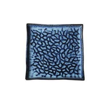 Imagem de Prato de comida ocidental quadrado de cerâmica para café da manhã prato de bife - 25,4 cm