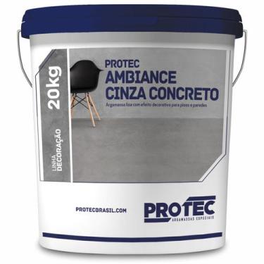Imagem de Cimento queimado ambiance 20kg - cinza concreto - Protec