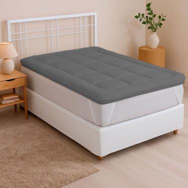 Imagem de Protetor de Colchão Pillow Top 200 Fios Micropercal Cama Casal Queen M