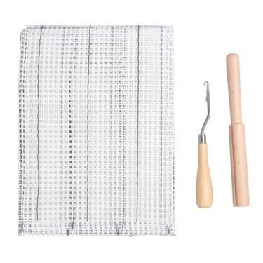 Imagem de LiebeWH Tapete Tufting Kit Segmento Bordado Punch Needle Embroidery Kit Ferramentas Tapeçaria Confiável Ferramenta Intertravamento para Artesanato Tapete