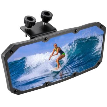 Imagem de OFIG Espelho retrovisor para barco, 25,4 cm L x 8,9 cm A, espelho marítimo para barcos de esqui, pontão, barco, esqui aquático, esportes, wakeboard, surfe