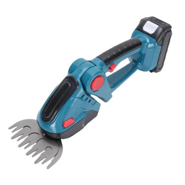 Imagem de Depisuta Trimor de Hedge Sem Fio, 2 Em 1 Cisalhamento de Grama e Aparador de Arbustos, Tesoura de Cobertura Elétrica Grass/cortador de Grama Com 2 PCs Bateria Recarregável, para Jardins, (Plugue d a