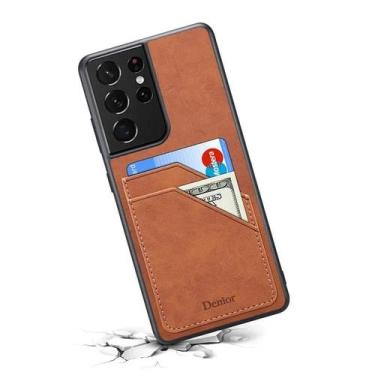 Imagem de Capa De Telefone De Couro Luxuosa Para Samsung S25 S24 Ultra plus S23 