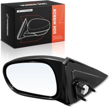 Imagem de A-Premium Espelho retrovisor traseiro externo preto não dobrável do lado do motorista - compatível com Honda Civic 1996 1997 1998 1999 2000