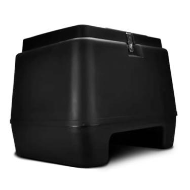 Imagem de Baú Bauleto Moto Traseiro 80 Litros Plástico Injetado BP-06 (Preto)