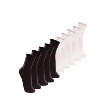 Imagem de Kit com 10 Pares de Meias sem Punho Casual Lupo 1275-011 Colorido, Pre