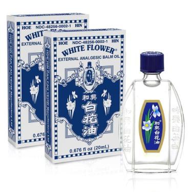 Imagem de Óleo para alívio da dor, bálsamo de flores brancas, 20 ml (0,676 fl oz