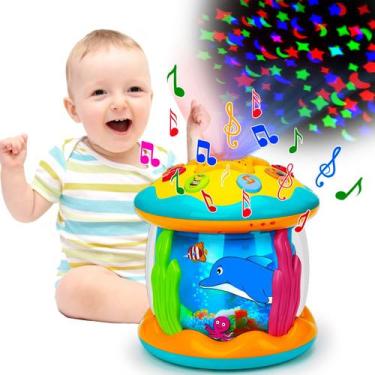 Imagem de Projetor musical Baby Toy Tsomtto 4 em 1 de 6 a 18 meses com luz