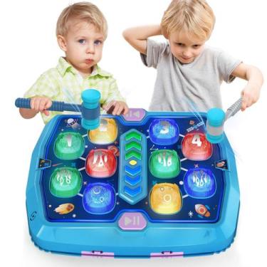 Imagem de Brinquedo de jogo Whack Mole TooLion com 2 martelos para crianças de 2